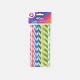 40pc coloured paper straws