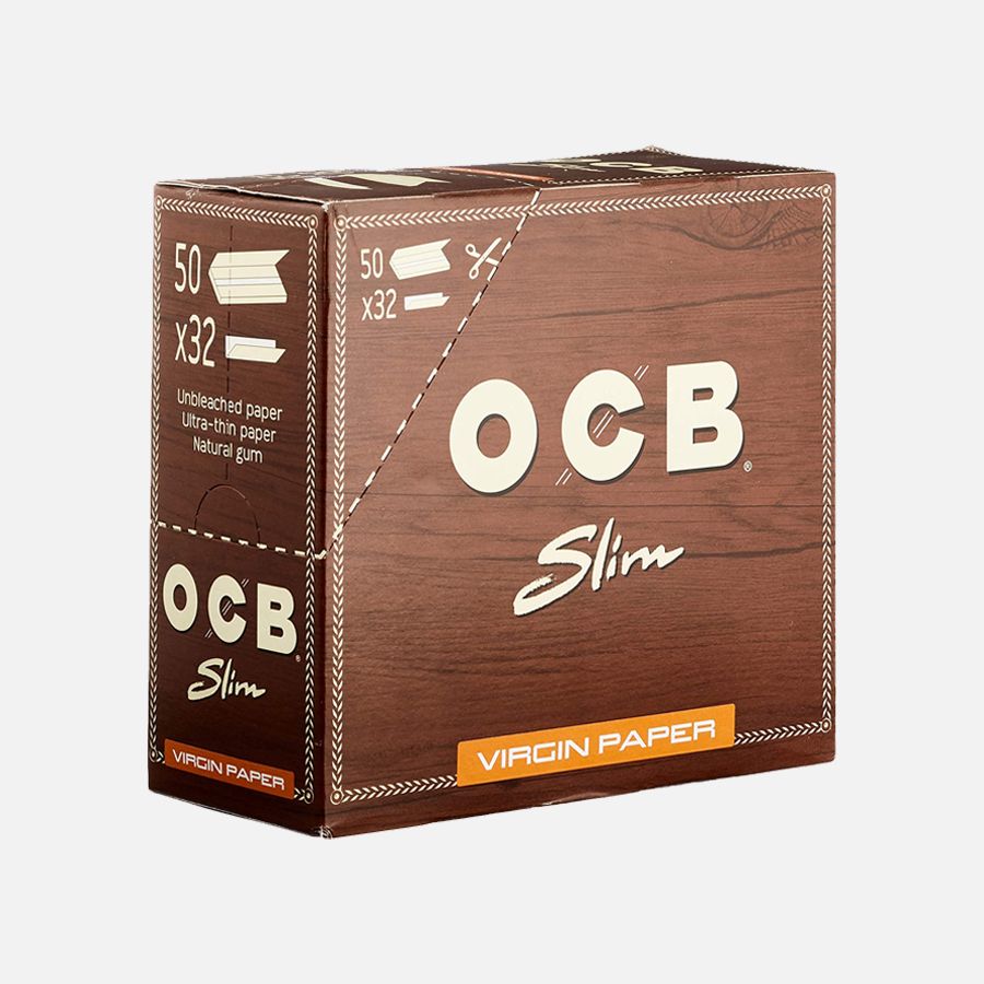 OCB Virgin Slim Rolls Continuous Paper 4m unbleached extra fine - Pap, 9,29  €